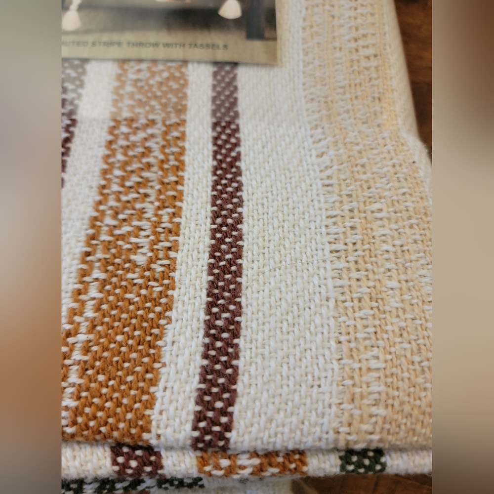 100% Cotton Throw Blanket - Picture 4 of 6